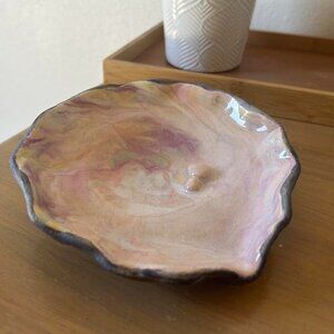 Versatile Ceramic Catchall Dish - Wabi-Sabi Zen Style